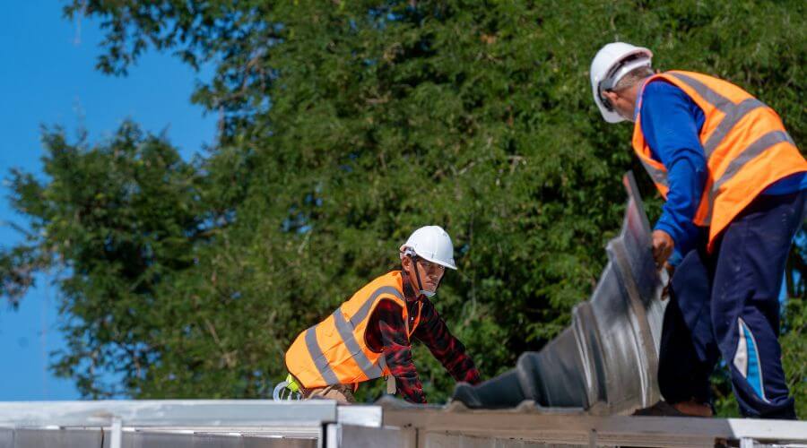 Professional gutter cleaning in Bells, TX